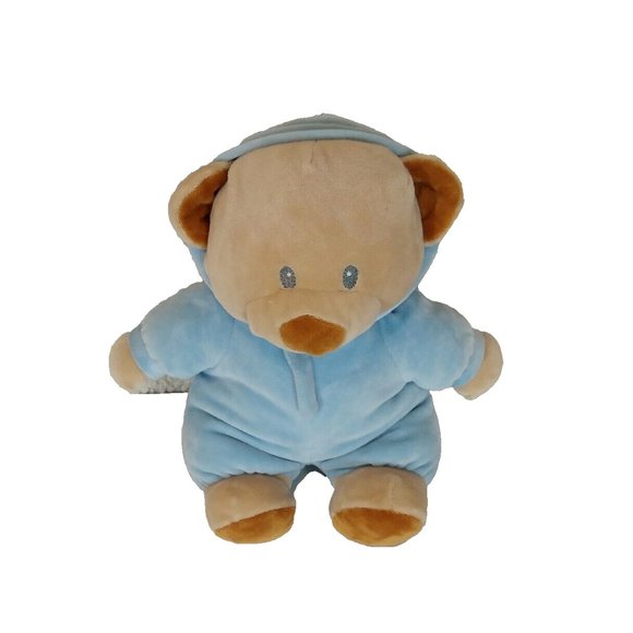 TY PLUFFIES Teddy Bear 10" Plush Stuffed Animal 2021 Handmade in China - Picture 10 of 10